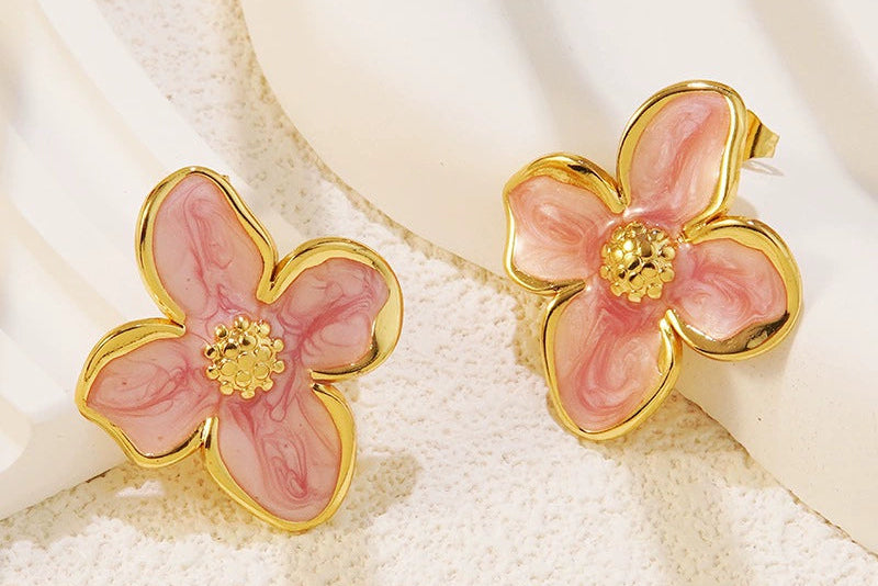 Bloom Oil Drop Earrings