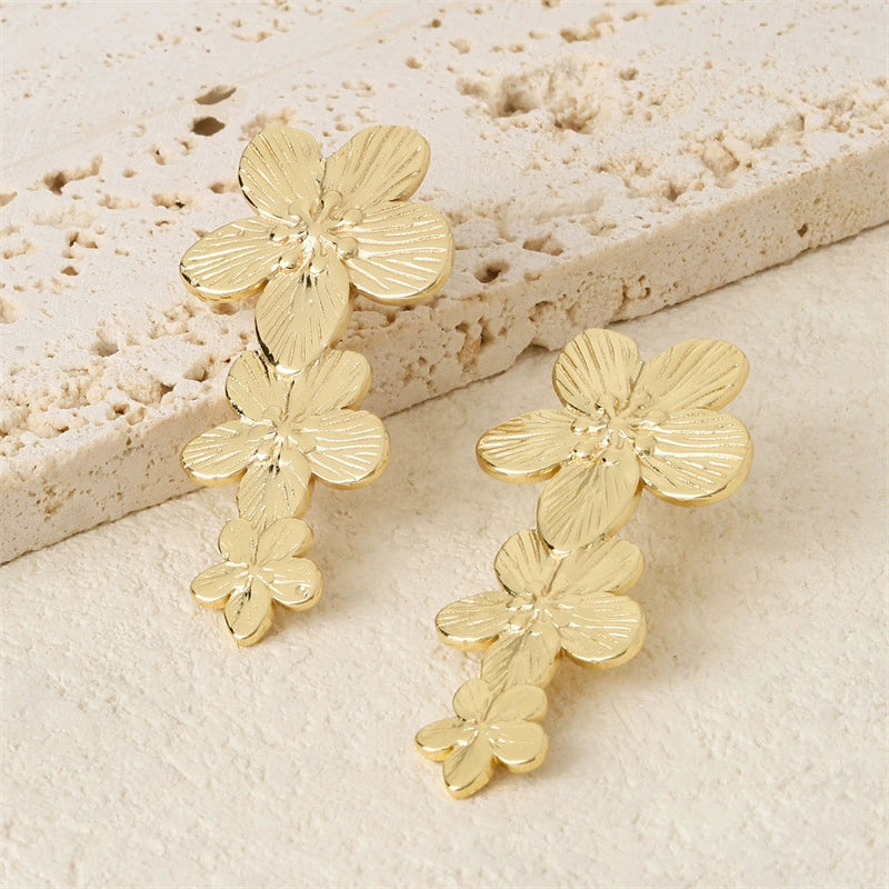 Golden Bloom Earrings