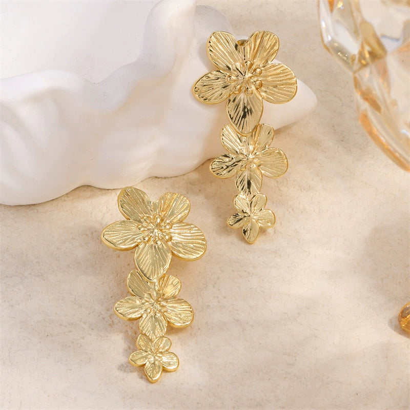 Golden Bloom Earrings
